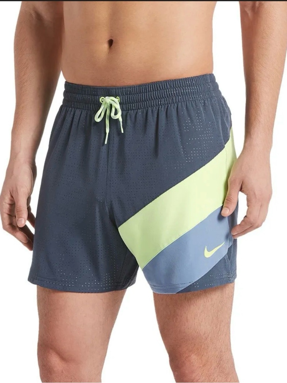 Nike Optic Camo Mesh Signal 5 Swim Trunks Shorts Mens Sz M 4.5” Inseam Volley
